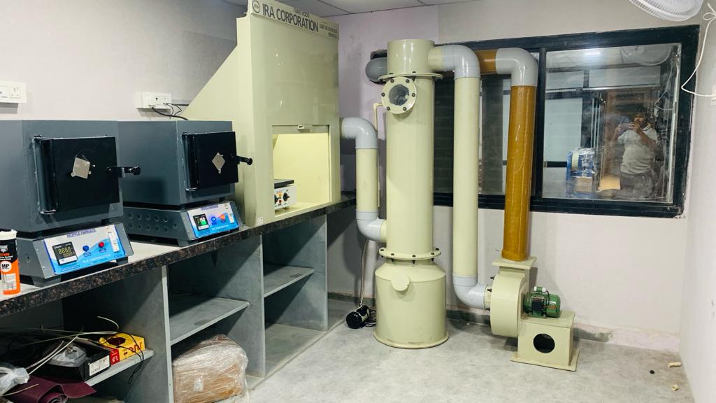Fire Assaying Lab Setup